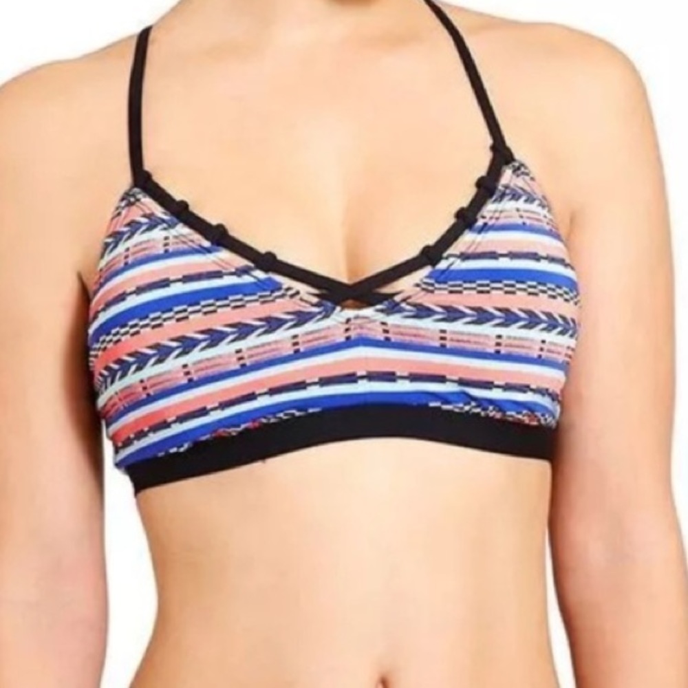 Athleta Swim Pipeline Loop Bikini Top Size Small